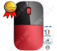 TD® HP Souris Wireless Z3700 V0L82AA - Rouge cardinal - Accessoire de bureautique pour Ordinateur