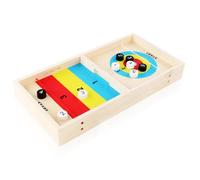 TD® Jeu de palets en bois de renard de glace avant et arrière jeu de société deux-en-un divertissement de loisirs pour adultes