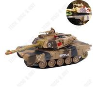 Td® Jouet De Garçon Pour Enfants Surdimensionné Bataille Télécommande Modèle De Voiture-Citerne Véhicule À Chenilles Tout-Terrain