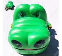 Td Jouet Divertissement Truc Crocodile Mordant Main 13x10cm Plastique Enfant Verte Fonctionne Manuellement Accessoire Magie Jeux.