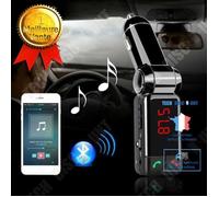 TD® Kit de voiture Bluetooth Lecteur MP3 Kit transmetteur FM kit voiture avec SD lecteur USB de lecteur USB
