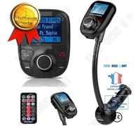 Td® Kit Universel Écran Lcd Bluetooth Pour Voiture - Transmetteur Sans Fil Mains Libres Avec Appel Mp3 Et Charge Rapide