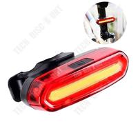 Td® Lampe Arrière De Vélo Lampe D'avertissement Rechargeable Usb Accessoires De Vélo Rechargeable Led Lumière De Nuit De Vélo Multicolore