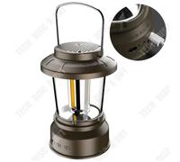 Td® Lampe De Cheval De Charge Rétro Camping En Plein Air Lampe De Tente Portable Étanche Avec Éclairage Audio Bluetooth Multicolore