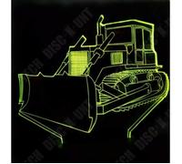 TD® Lampe optique poser décoratif tactile 7 couleurs illusion optique - modèle bulldozer - faible consommation câble USB 3 piles AAA