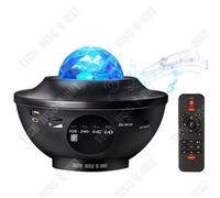 TD® Lampe Projecteur LED Étoile, Projecteur de Veilleuse Rotatif avec Plusieurs Modes & Télécommande & Timer & Enceinte & Bluetooth