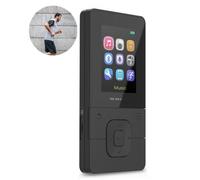 TD® Lecteur de Musique Numérique MP3 Bluetooth 16 Go avec 50 Heures de Lecture MP3,Jusqu'à 64 Go, HiFi, Livre Audio et Radio MP3