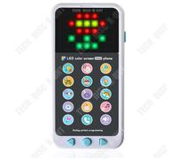 Td? Led Programmable Pour Enfants Jeu Color? T?L?Phone Portable Musique Lumi?Re ?Cran Tactile Anglais ?Ducation Pr?Coce Machine Joue