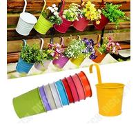 Td® Lot De 20 Pièces Pots De Fleurs Extérieur À Accrocher- Plusieurs Coloris-Décoration Jardin Maison-Accessoire De Jardinage Multicolore