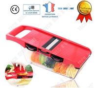 Td® Madoline Multifonction Cuisine 6 En 1 Professionnelle Éplucheur Couteau Légumes Fruits Lames En Acier Inoxydable Epaisseur Varia