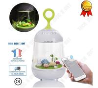 TD® Micro-paysage Bluetooth 2 en 1 Connecté Enceinte Lumineuse USB Multifonction Musique Chambre Salon Charge 3W Atmosphère Apaisant