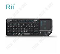 TD® Mini Clavier sans fil (QWERTY) 2,4 GHz avec Touchpad pour PC, PAD, XBox 360, PS3, TV box Google Android, HTPC, IPTV NOIR
