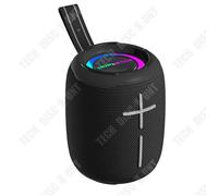 TD® Mini haut-parleur Bluetooth 2400mAh Lumière LED éclairée Conception étanche Prise en charge de la lecture de la carte T