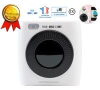 TD® mini imprimante portable photo bluetooth iphone polaroid laser noir et blanc pas cher smartphone de poche sans fil telephones