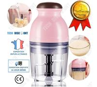 TD® Mixeur rose mélanger cuisine préparation portable blender multifonctionnelle électrique mélange alimentaire découper jus de