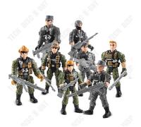 TD® Modèle de simulation de jouet de soldat du Corps des Marines modèle militaire de personnage de petit soldat jouet pour enfants
