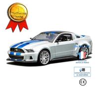 TD® Modèle de voiture Course Alliage Miniature 1:24 Ford Mustang GT Collection Jouets Décoration- Cadeau Noël pour homme enfant