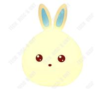 Td® Multicolore Veilleuse Lapin Led, Mignon Lapin Enfants Lumière Nuit Silicone Led Variable Couleur Avec Pat Control (Bleu) Multicolore