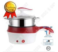 TD® Poêle électrique à fond antiadhésif en acier inoxydable Petite poêle électrique multifonctionnelle