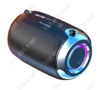 TD® Portable bluetooth audio carte créative sans fil subwoofer extérieur voiture audio petit acier canon bluetooth haut-parleur noir