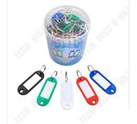 TD® Porte clés avec étiquettes lot complet de 20 accrochage écriture consignes plaquette étiquette accrochage mousqueton serrure