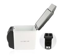 TD® Réfrigérateur congélateur 1 porte bas usage chaud froid portable petit mini bureau camping glacière température voyage 12v