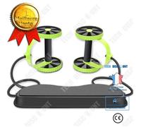 Td® Roue Abdominale Extracteur À Quatre Roues Exercice Abdominal Silencieux À Deux Roues Tirer La Corde Roue Abdominale Multicolore