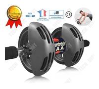 Td® Roue Abdominale Sport Homme Femme Exercices Ab Wheel Roller Fitness Roulette Saine Ventre Rond Musculation Poignée De Support