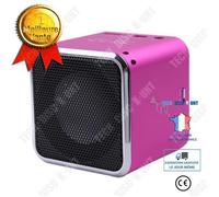 TD® Rubik's Cube Bluetooth Haut-Parleur MP3 Ordinateur Haut-Parleur Numérique Mini Portable Carte Audio Audio Cadeau Créatif Rouge