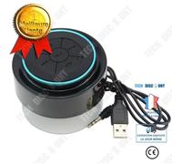 TD® Salle de bain niveau 7 haut-parleur Bluetooth étanche appel extérieur voiture Bluetooth Audio Portable ventouse modèle bleu