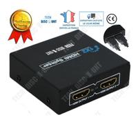 TD® Séparateur HDMI audio répartiteur support ultra HD 2 entrées noir câble télévision sélecteur diviseur moniteur performance