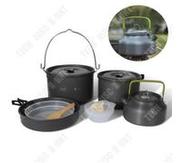 Td® Set De Pique-Nique Ensembles Pour La Maison Facile À Ranger Et À Transporter Set De Casseroles Et Poêles En Oxyde D'alumi Multicolore
