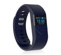 Td® Smart Watch Bleu Marine Multi Fonction Bracelet Moniteur Fréquence Cardiaque Bluetooth Fitness Tracker Compatible Android Ios