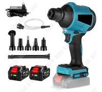 TD® Souffleur de feuilles sans fil, batterie 2x6500mAh, aspirateur de feuilles sans fil pour le nettoyage du jardin et de la voiture