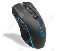 TD® Souris bluetooth photoélectrique sans fil chargeant un ordinateur de bureau portable à double mode bureau de jeu muet silencieux
