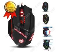 TD® Souris GAMING filaire Bureau DPI réglable adhérence parfaite contrôle main fonction USB plusieurs touches rétro éclairage
