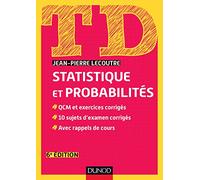 TD Statistique et probabilités - 6e édition