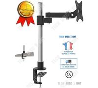 TD® support ecran pc moniteur bureau ordinateur vertical avec pied trepied tv orientable et inclinable LCD fixation acier pivotant