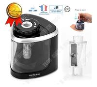 Td® Taille Crayon Electrique Reservoir Enfant Gaucher Professionnel Gros Trou Pas Cher Fille Automatique A Piles Batterie Portable