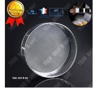 TD® Tamis de cuisine farine pâtisserie tamiseur fin pour purée couscous inox rond acier inoxydable professionnel cuisson passoire