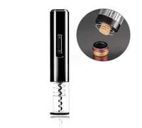 Td® Tire Bouchon Électrique Ouverture Ouvre Bouteille Bouteille Vin Moderne Éclatante Cadeau Anniversaire Rechargeable Noir Bouchon