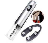 Td® Tire Bouchon Sans Fil Argenté Piles Capsule Ouvre-Bouteilles Électrique À Vin Puissance Original Ouvreur Acier Beauté