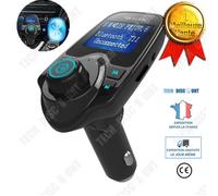 TD® Transmetteur bluetooth FM compatible voiture USB lecteur cartes SD chargeur sans fil iphone intelligent radio FM mains libres