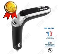 TD® Transmetteur FM voiture - Mains libres Kit Bluetooth Chargeur Transmetteur FM Lecteur MP3