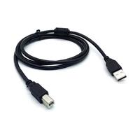 TD® USB 2.0 Printer Cable 2m High Speed Pure Copper Square Port A-B Computer to Scanner Cable USB Computer to Printer Cable Black