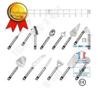 Td® Ustensiles Cuisine Lot De 13 Pièces Poignets En Acier Inoxydable Lave-Vaisselle Haute- Résistance À La Chaleur -Anti-Rouille
