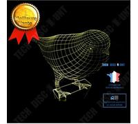 Td® Veilleuse 7 Couleur Oiseau Lampe 3dvisual Led Veilleuses Pour Enfants Toucher Usb Table Lampara Lampe Bébé Veilleuse Veilleuse 3 Multicolore