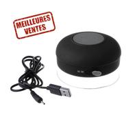 TD® Ventouse Enceinte bluetooth waterproof noir