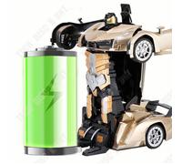 Td® Voiture De Déformation À Induction De Geste 1:12, Forme Cool 4.8v Usb Chargeant Le Jouet De Voiture Télécommandé Robot King Kong