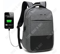 TD® XQXA Sac à Dos Ordinateur Portable Homme Imperméable Antivol avec USB Charging Port Sac a Dos PC Portable 15,6"" Sac à Dos de